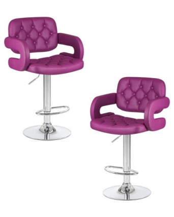 Стул барный ДОБРИН ТИЕСТО (фиолетовый) 2 шт / DOBRIN TIESTO_0