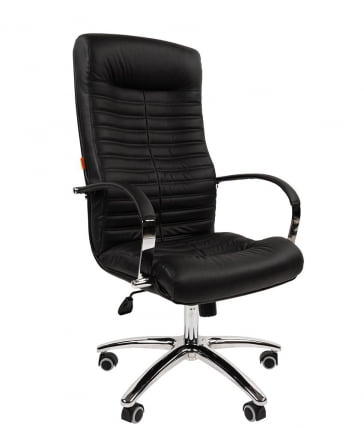 Кресло руководителя CHAIRMAN 480 N экокожа Черный_0