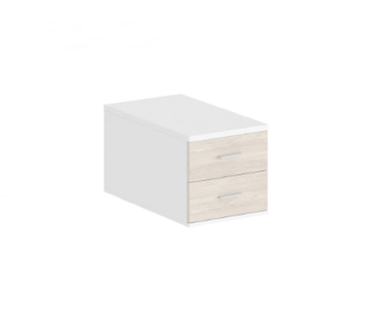 Подвесная тумба с 2 ящиками Sigma SG.536.WH.OL Белый Дуб светлый_0
