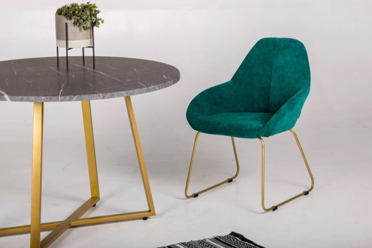 Стул Kent (С) Блю/Линк Золото_6