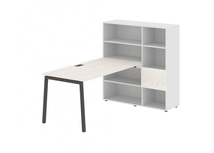 Рабочая станция EDIS ELRST 1215 Ясень Траун Мокко Белый_0