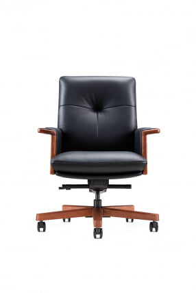Кресло руководителя Вивальди ЛБ / Вивалди ЛБ Б 2262 блаcк / LB Vivaldi LB B black_1