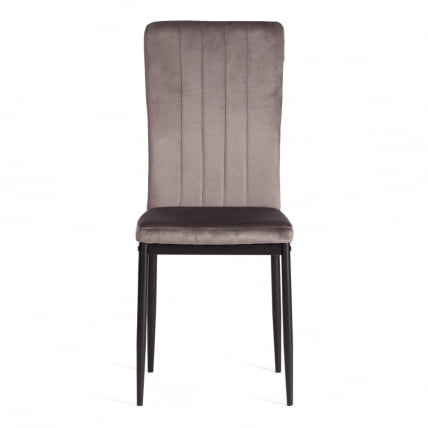 Стул VERTER (mod. 37-1) металл, вельвет, 47,8 х 41,5 х 97 см, Dark grey (темно-серый) HLR24 / черный_4