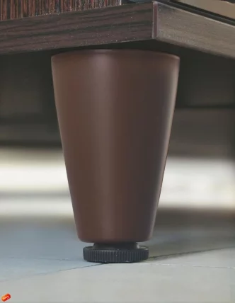 Шкаф для одежды с полками и штангой Катрин 92.15 Дуб венге Белый песок Браун вуд_6