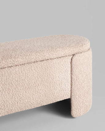 Банкетка Такс с местом для хранения букле капучино / Taks_4