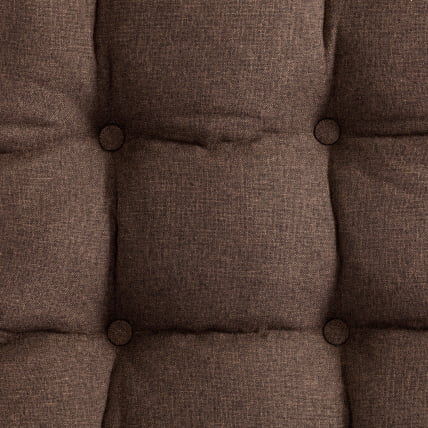 Кресло Charli / Чарли без подлокотника рогожка, коричневый, 3М7-147, 70х70х84 см_16