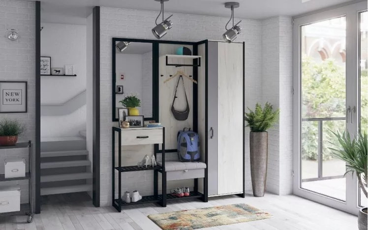 Зеркало Техно ЛД 678.330.000 Черное_1