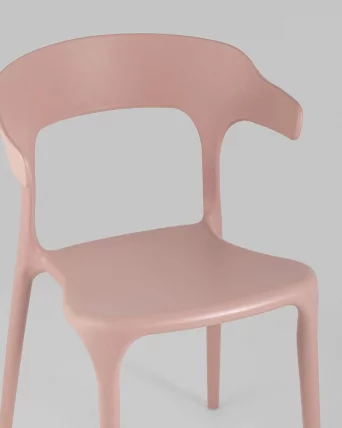 Стул пластиковый Neo с подлокотниками Пыльно-розовый_6