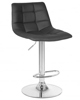 Стул барный DOBRIN TAILOR экокожа Серый_0