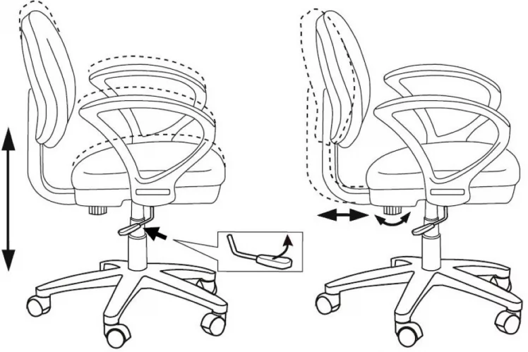 Кресло детское Бюрократ KD-3/WH/ARM/MASKARAD_5