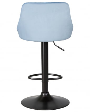Стул барный DOBRIN LOGAN BLACK (пудрово-голубой велюр (MJ9-74)) 2 шт_5