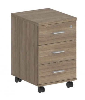 Тумба мобильная с тремя ящиками Sigma SG.611.OD.OD Дуб темный_0
