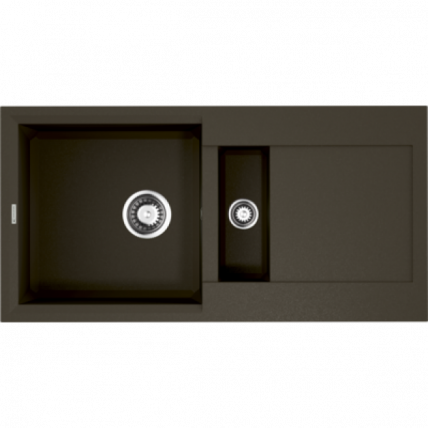 Мойка Omoikiri Sakaime 86-2-Dc Tetogranit/Темный Шоколад_0