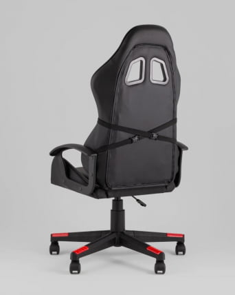 Кресло спортивное TopChairs Warden черно-красный_5