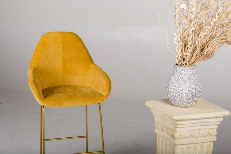 Стул барный Kent (Б) Грей/Линк Золото_3