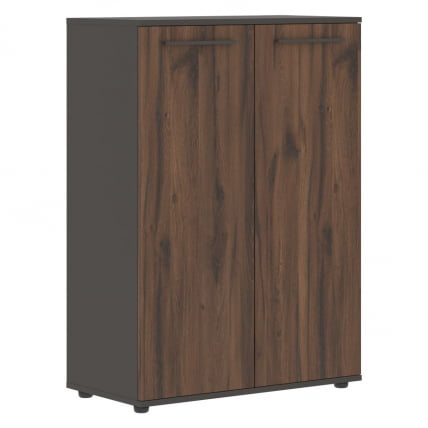 Шкаф с глухими средними дверьми ЕДИС ЕМCС 85.1 Дуб Денвер темный Мокко Мокко / EDIS EMCS_0
