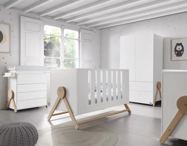 Кроватка 140x70 Micuna Swing Big White/Waterwood_3