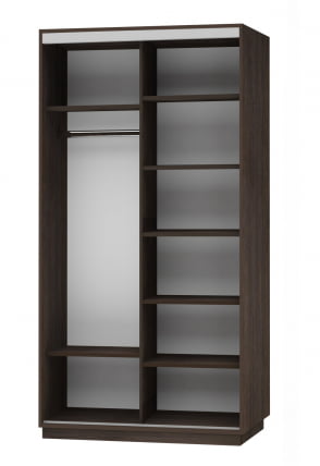 Шкаф-купе двухдверный Экспресс Дуо 1200х2400h Лондон/Венге_1