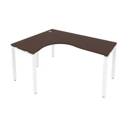 Стол письменный METAL SYSTEM Б.СА-4 Л Венге/Белый_0