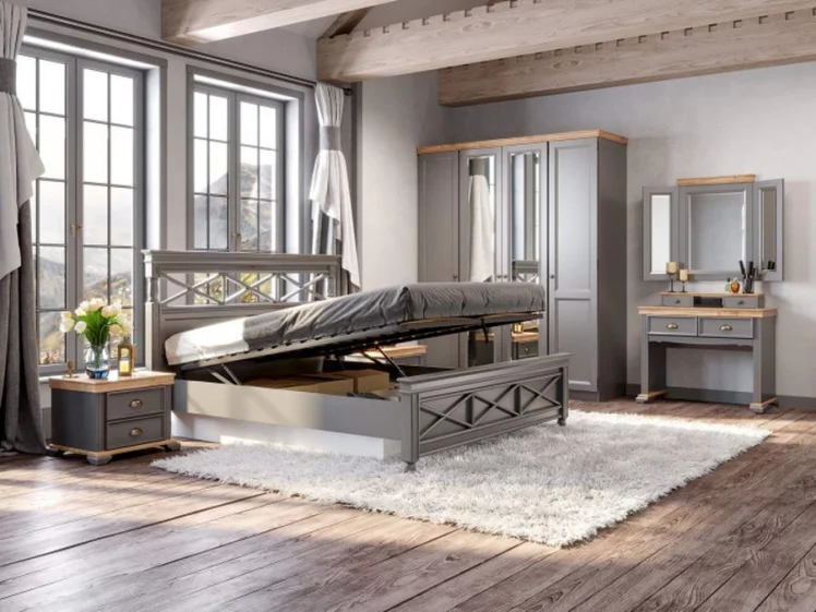 Зеркало настенное Амели ЛД 642.170.000 Оникс серый_1