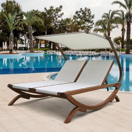 Шезлонг-лежак Мальта AFM-510C White_2