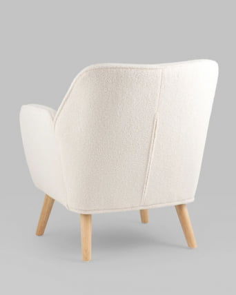 Кресло Ричи тедди Белый_4