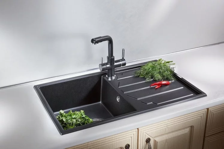 Кухонная мойка GRANULA 8601 Базальт_1