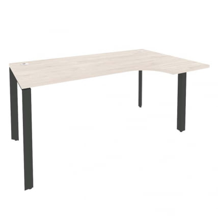 Стол эргономичный правый на П-образном м/к ONIX O.MP-SA-1R Денвер Светлый/Антрацит_0