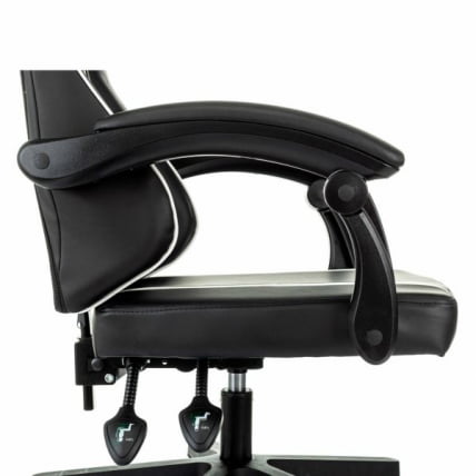 Кресло компьютерное BRABIX Shooter GM-123, 2 подушки, экокожа, черное/белое_7