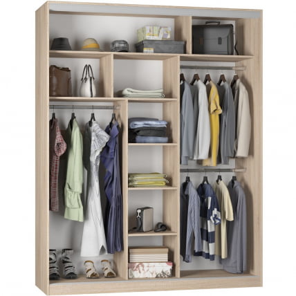 Шкаф-купе Б-230х180х60-3(Венге-ДМ-Д9Д10Д9) / B-230х180х60-3(Венге-ДМ-D9D10D9)_1