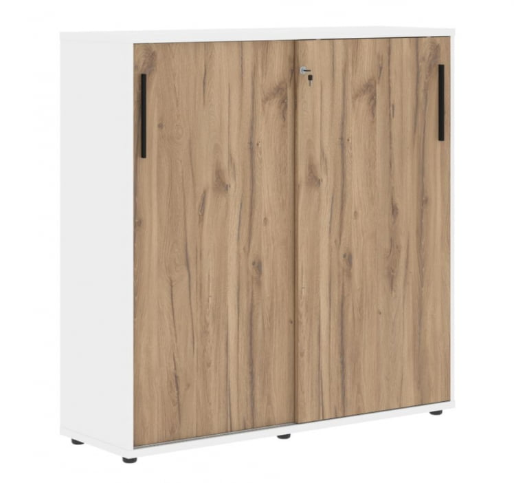 Шкаф с дверьми-купе ЕДИС ЕМC 1343 Дуб Денвер светлый Черный Белый / EDIS EMC_0