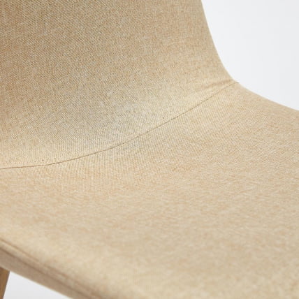 Стул BREEZE (mod. 4724) металл/ткань, 44х48х87см, бежевый/натуральное дерево_5