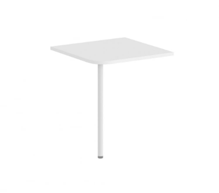 Приставка угловая для стола на одной опоре Sigma SG.463.WH Белая_0