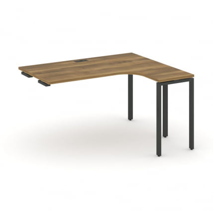 Стол-приставка к опорной тумбе/шкафу (правый) CONCEPT CN.OSAPR-006(R) Сандал Янтарный Антрацит_0