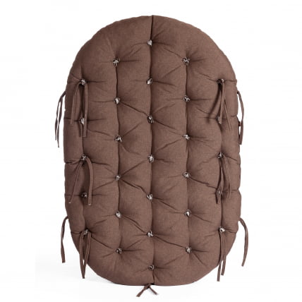 Диван MAMASAN/МАМАСАН 23/02 W /с подушкой/ подушка 182х119 см, 169х102х80 см, Antique brown (античный черно-коричневый), ткань, коричневый, 3М7_15