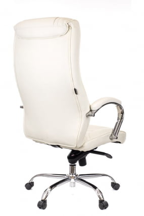 Кресло руководителя King M экокожа Кремовый_2