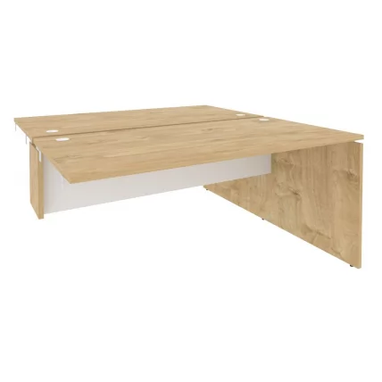 Стол-приставка двойной к опорным элементам ONIX O.D.SPR-4.8 Тиквуд Светлый/Белый_0