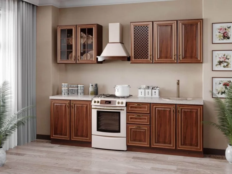 Шкаф кухонный 450 Кантри ЛД 235.574.000 Ноче Таволато_1