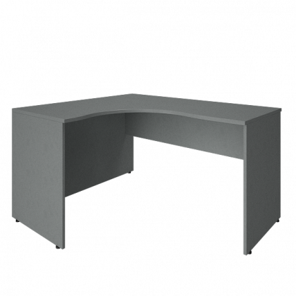 Стол криволинейный левый Riva А.СА-3 Л Серый_0