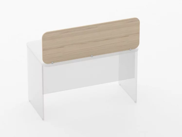 Экран разделительный прямой Glassy 5.14.12 Венге_1