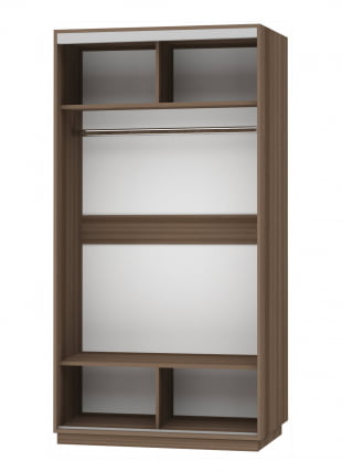 Шкаф-купе двухдверный Экспресс Хит Париж/Ясень шимо темный_1