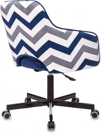 Кресло для оператора Бюрократ CH-380M Сапфировый Italia 17 зигзаг_3