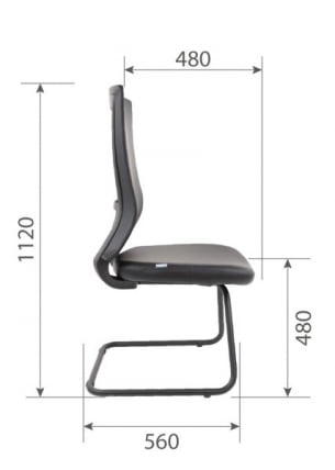 Офисное кресло CHAIRMAN 500 V экокожа Черный_15