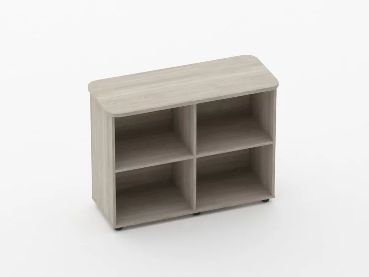 Тумба приставная к столу Glassy 3.18.101 Дуб сантана светлый_0