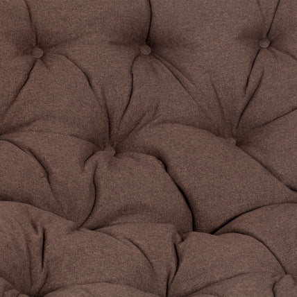 Диван MAMASAN/МАМАСАН 23/02 W /с подушкой/ подушка 182х119 см, 169х102х80 см, Cognac (коньяк), ткань, коричневый, 3М7-147_7