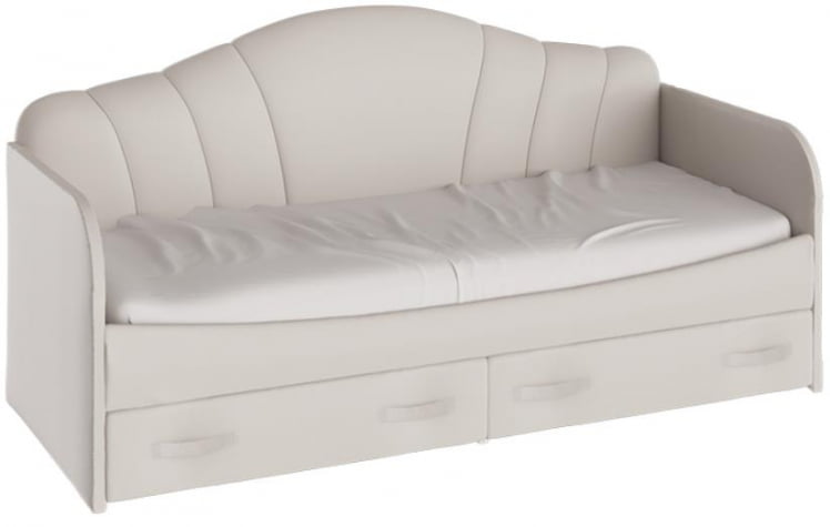 Кровать с мягкой спинкой и ящиками Сабрина ТД-307.12.02 Кашемир_0
