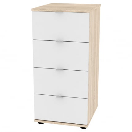 Комод Алиса(K3)856х401х459сторцевойручкой(ДСС-Белый)_0