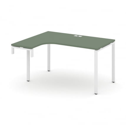 Стол-надставка на опорную тумбу (левый) CONCEPT CN.OSAN-001(L) Сандал Янтарный Белый_0