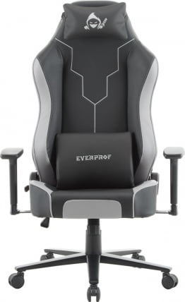 Кресло геймерское Everprof Rapid Экокожа Серый_7