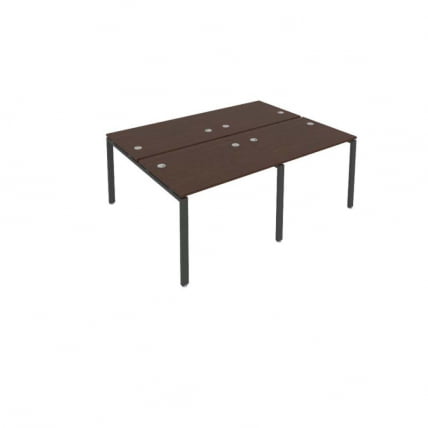 Рабочая станция на 4 раб.места Metal System БП.СМ-4.1 Венге/Антрацит_0